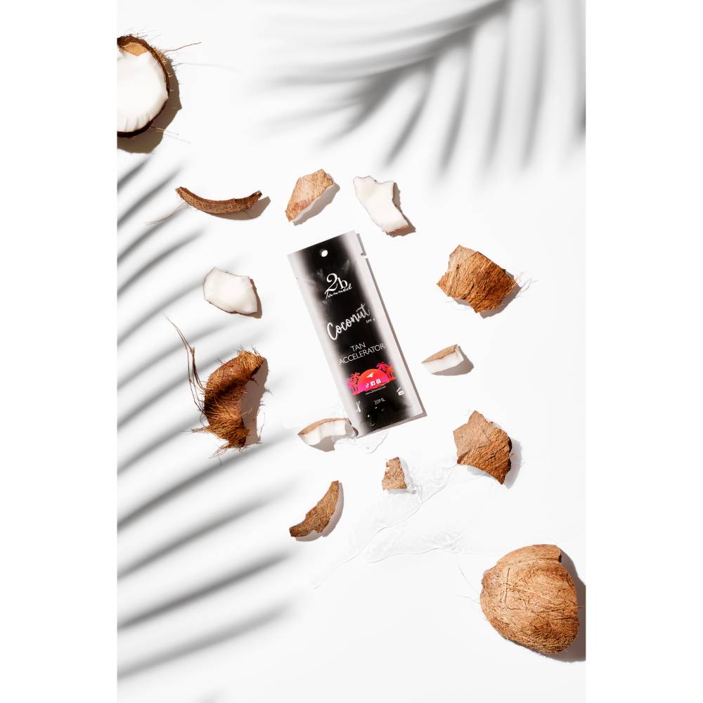 2bTanned Coconut SPF6 Tan Accelerator Sachet 10ml