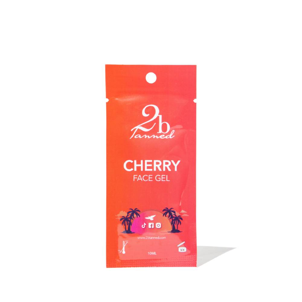 2bTanned Cherry Face Gel Sachet 10ml