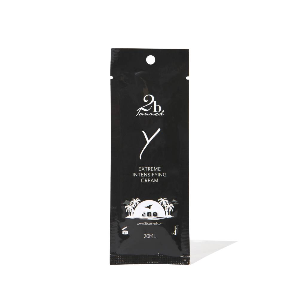 2bTanned Y Extreme Intensifying Tanning Cream Sachet 20ml