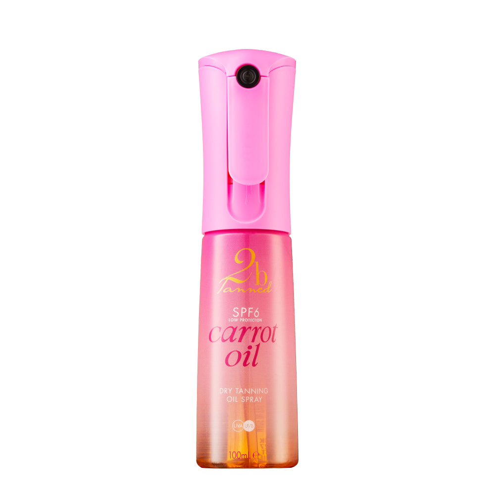 2bTanned SPF6 Carrot Oil Dry Tanning Oil Spray 100ml