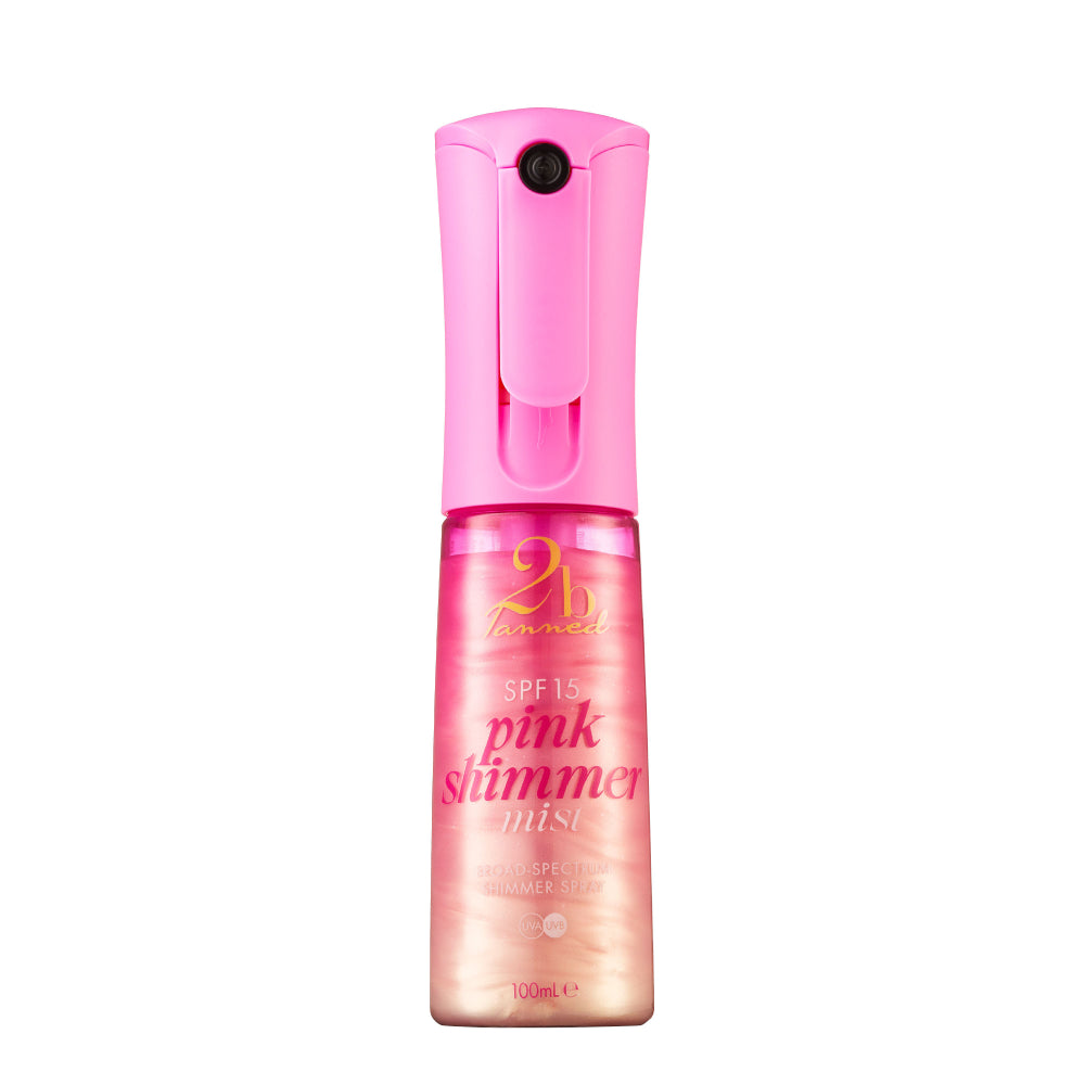 2bTanned SPF15 Pink Shimmer Mist Spray 100ml