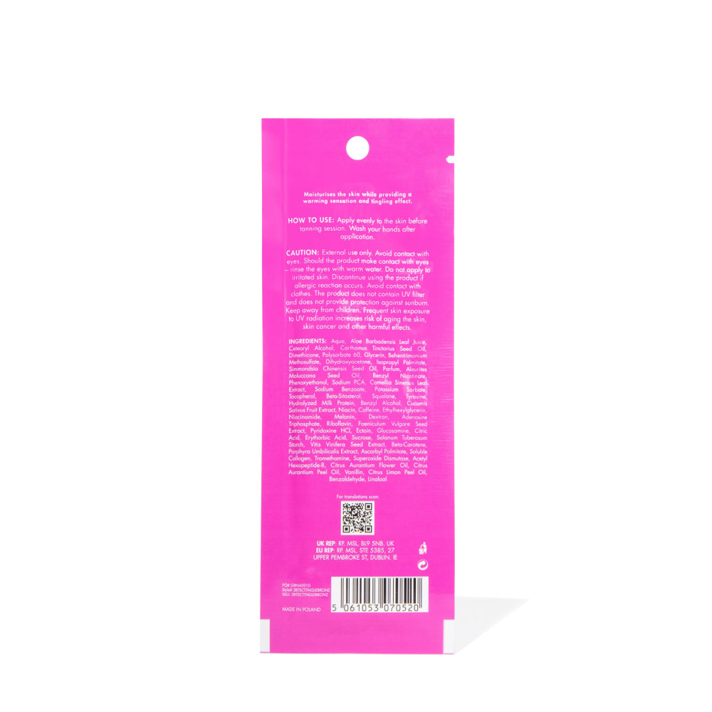 2bTanned Extreme Tingle Deep Bronze Cream Sachet 15ml