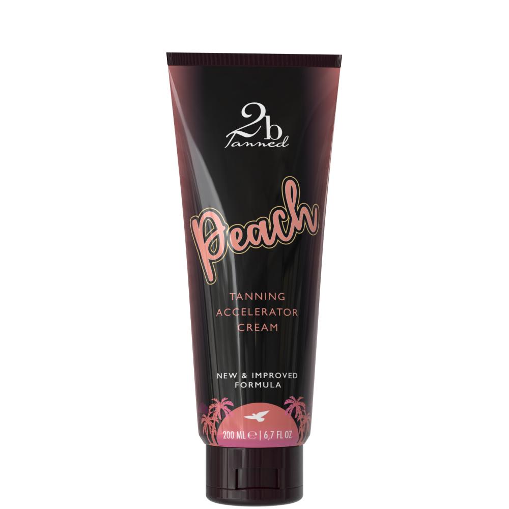 2bTanned Peach Tanning Cream Enhanced with Thalitan and Tyrosine 200ml