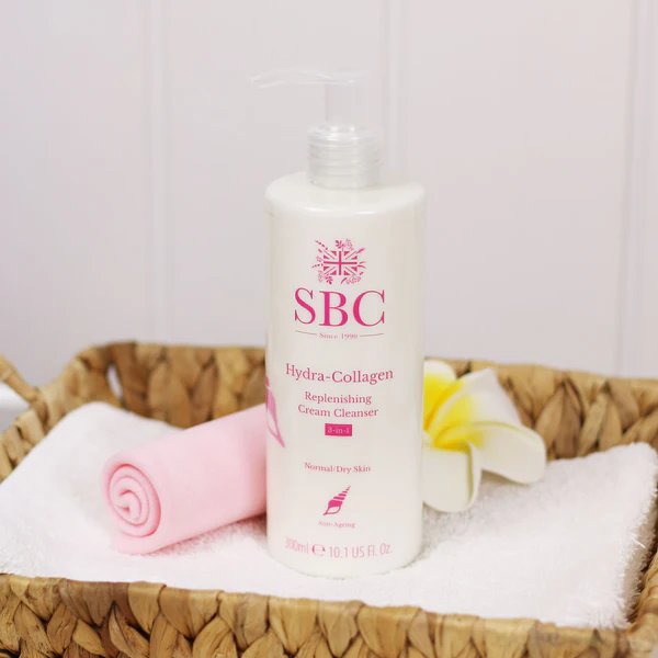 SBC Hydra-Collagen Replenishing Cream Cleanser with Shammy 500ml