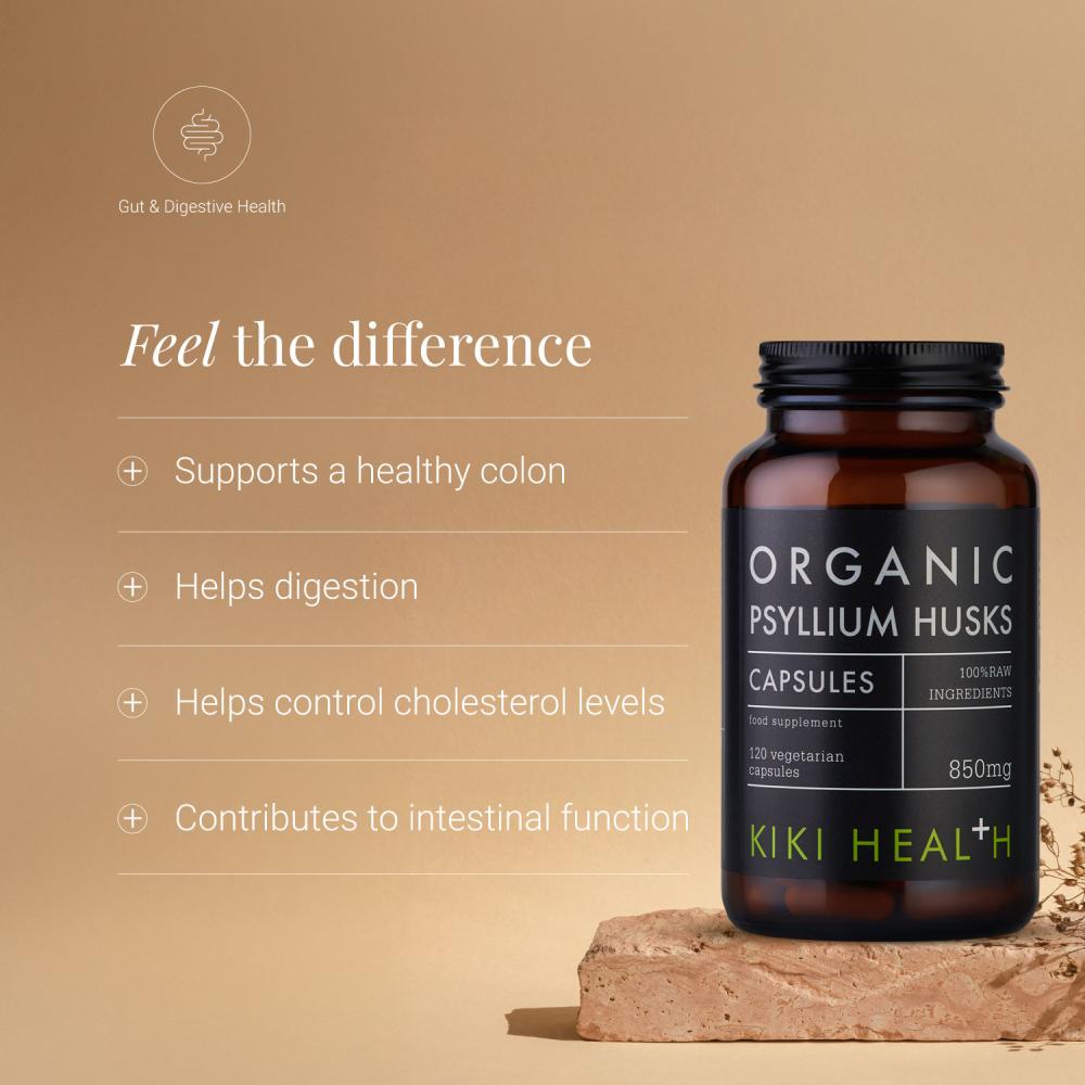 KIKI Health Organic Psyllium Husks (120)