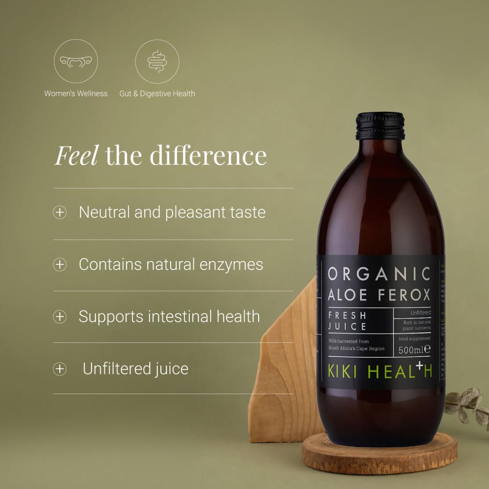 KIKI Health Organic Aloe Ferox Fresh Juice 500ml