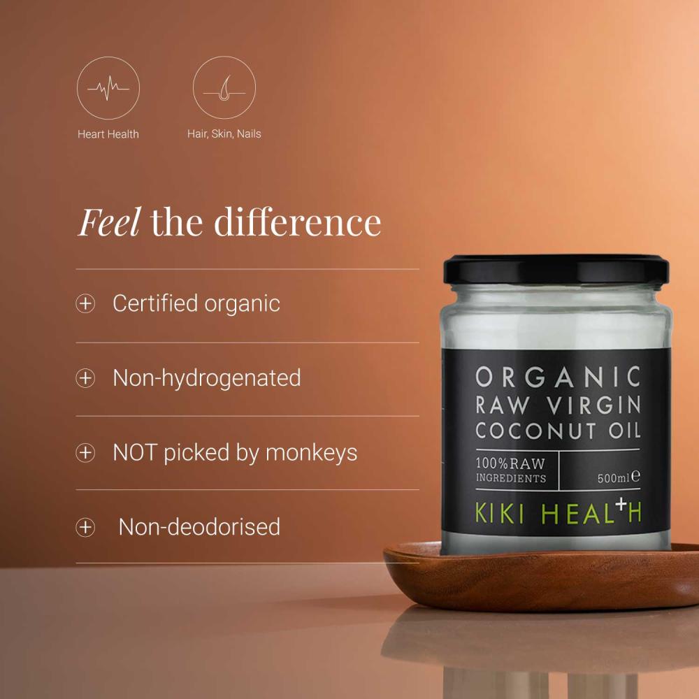 KIKI Health Organic Raw Virgin Coconut Oil 500ml