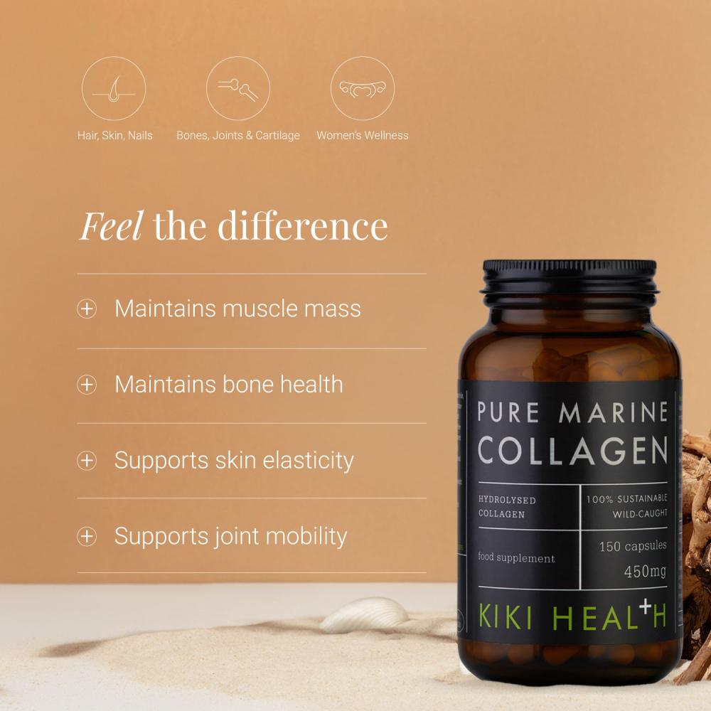 KIKI Health Pure Marine Collagen Capsules 450mg (150)