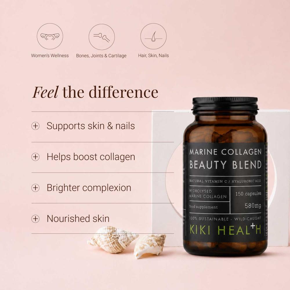 KIKI Health Marine Collagen Beauty Blend Capsules 580mg (150)