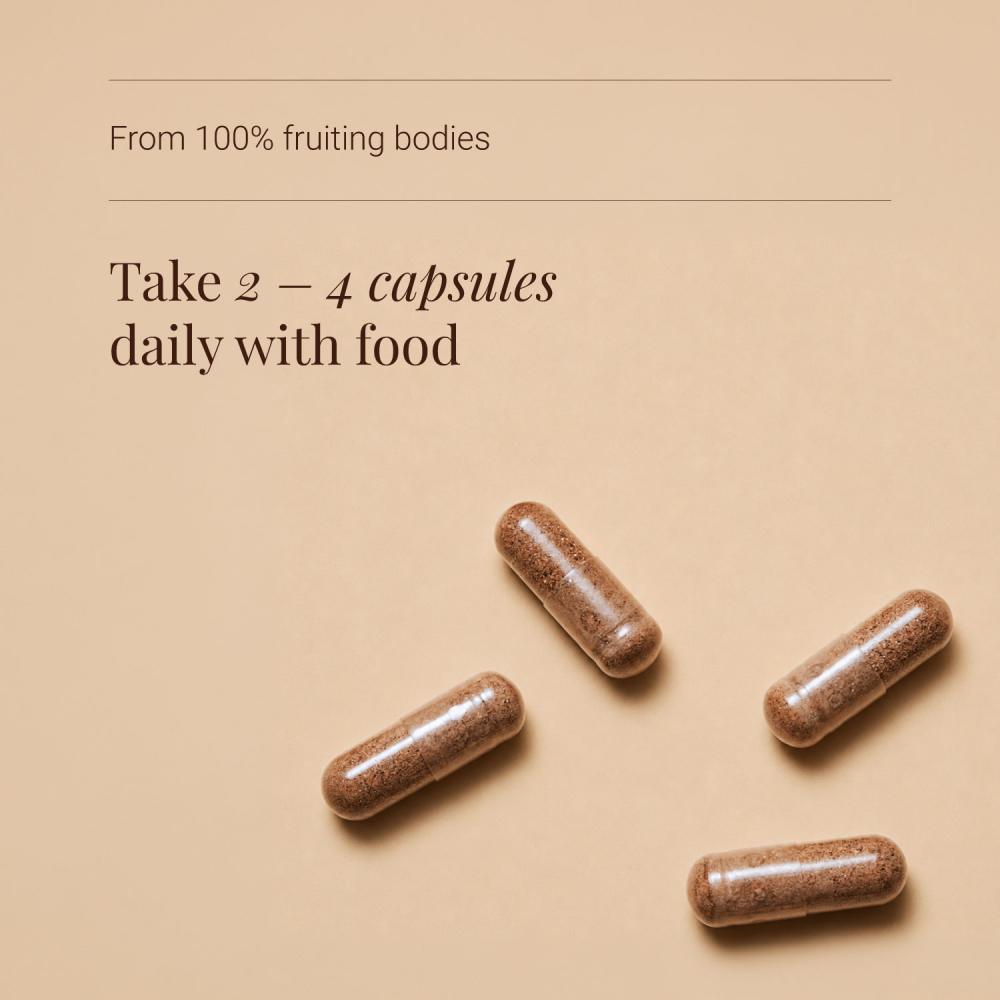 KIKI Health Organic Multi-Mushroom 8 Extract Blend Capsules 400mg (60)