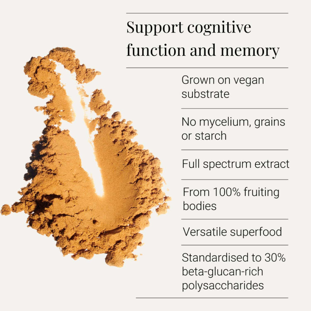 KIKI Health Organic Lion's Mane Mushroom Extract Powder 50g