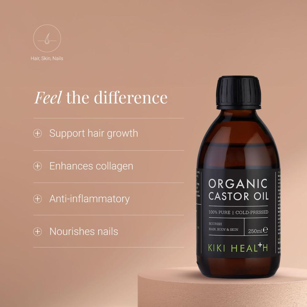 KIKI Health Organic Castor Oil 250ml