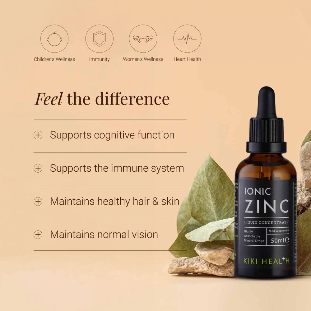 KIKI Health Ionic Zinc Liquid Concentrate 50ml