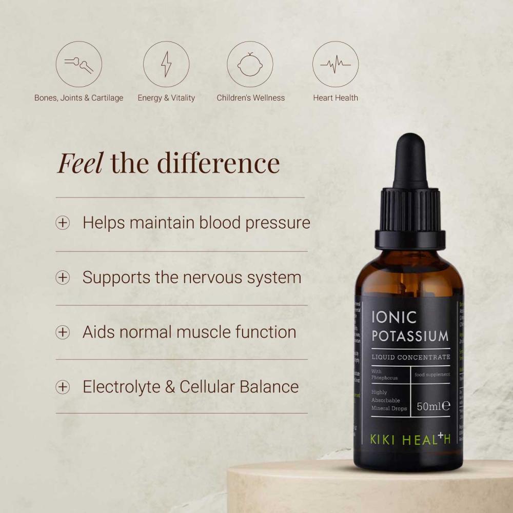 KIKI Health Ionic Potassium Liquid Concentrate 50ml