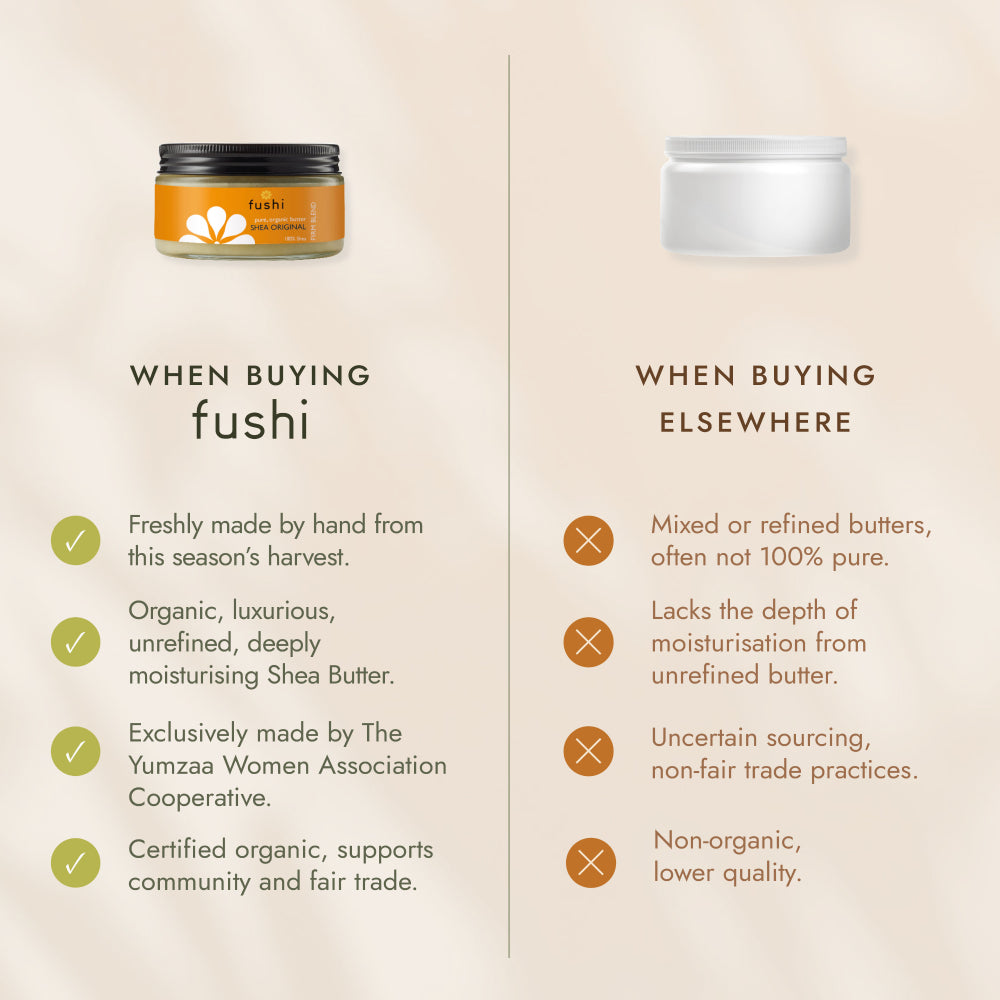 fushi Organic Shea Butter 200g