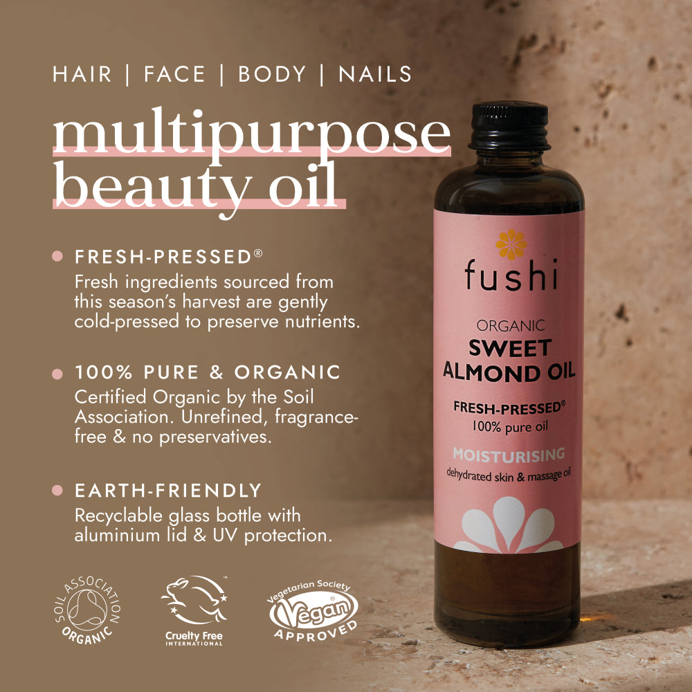 fushi Organic Sweet Almond Oil 100ml