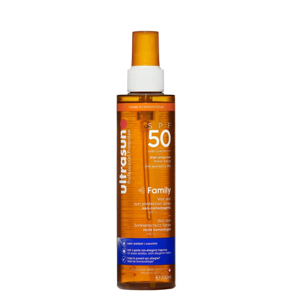 Ultrasun Family Wet Skin Sunscreen SPF50 200ml