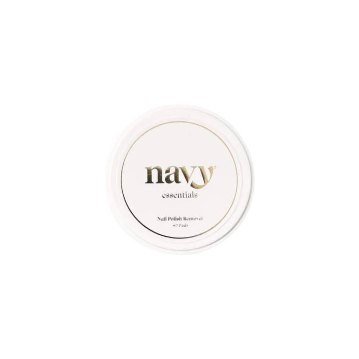 Navy Nail Polish Remover Pads