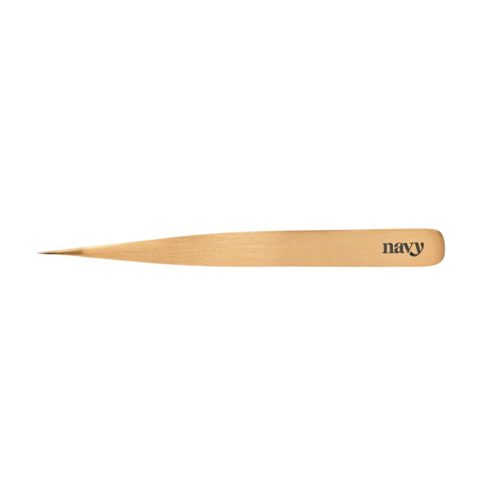 Navy Hettie - Point Brow Tweezer