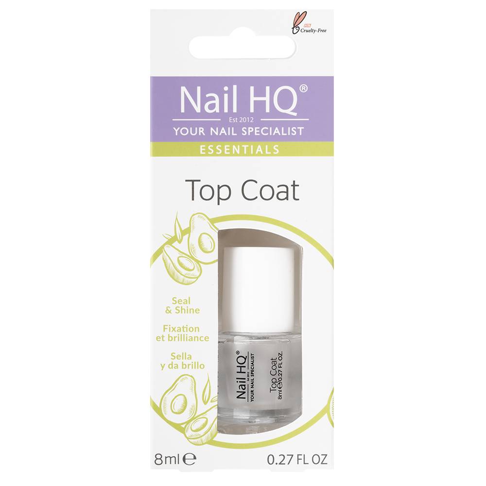 Nail HQ Essentials Gel Top Coat 8ml