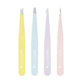 Brushworks Mixed Tweezer Set (4)