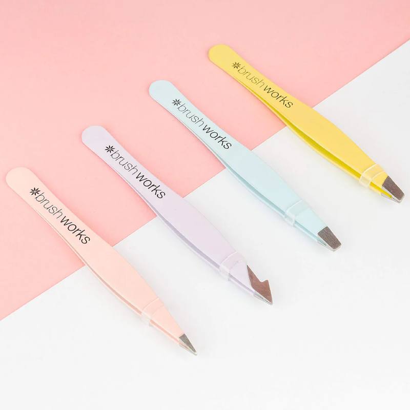 Brushworks Mixed Tweezer Set (4)