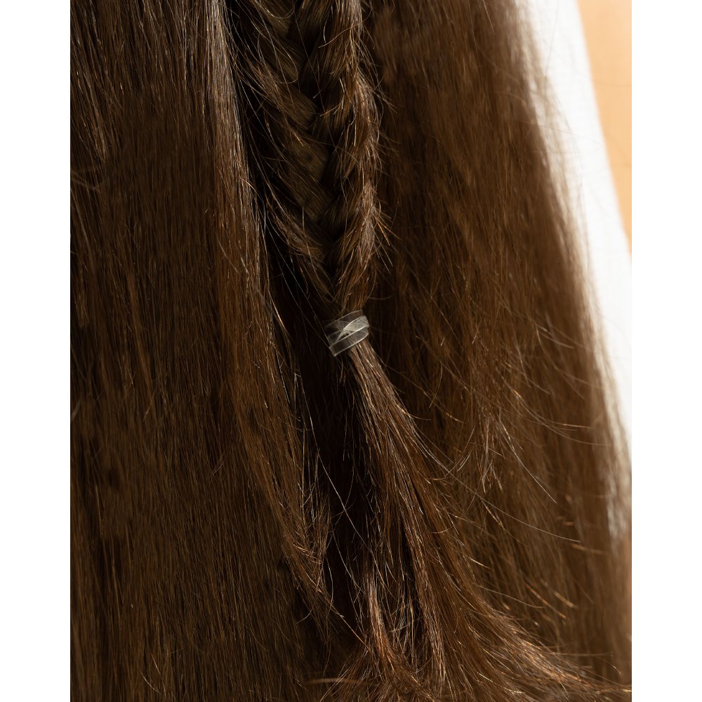 Brushworks Flexi Elastic Hair Bands Clear (100)