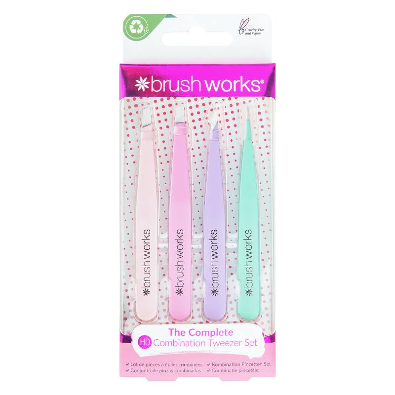 Brushworks Pastel Tweezer Set (4)