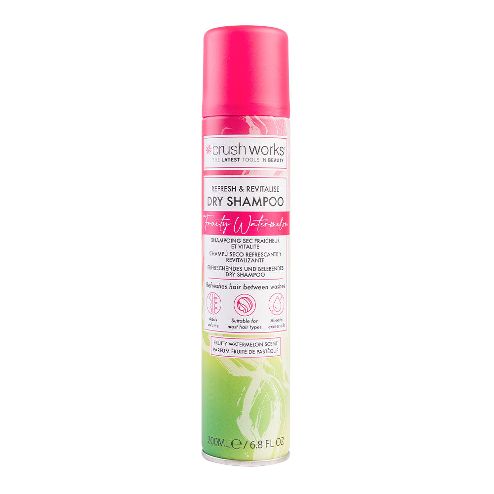 Brushworks Refresh & Revitalise Fruity Watermelon Dry Shampoo 200ml