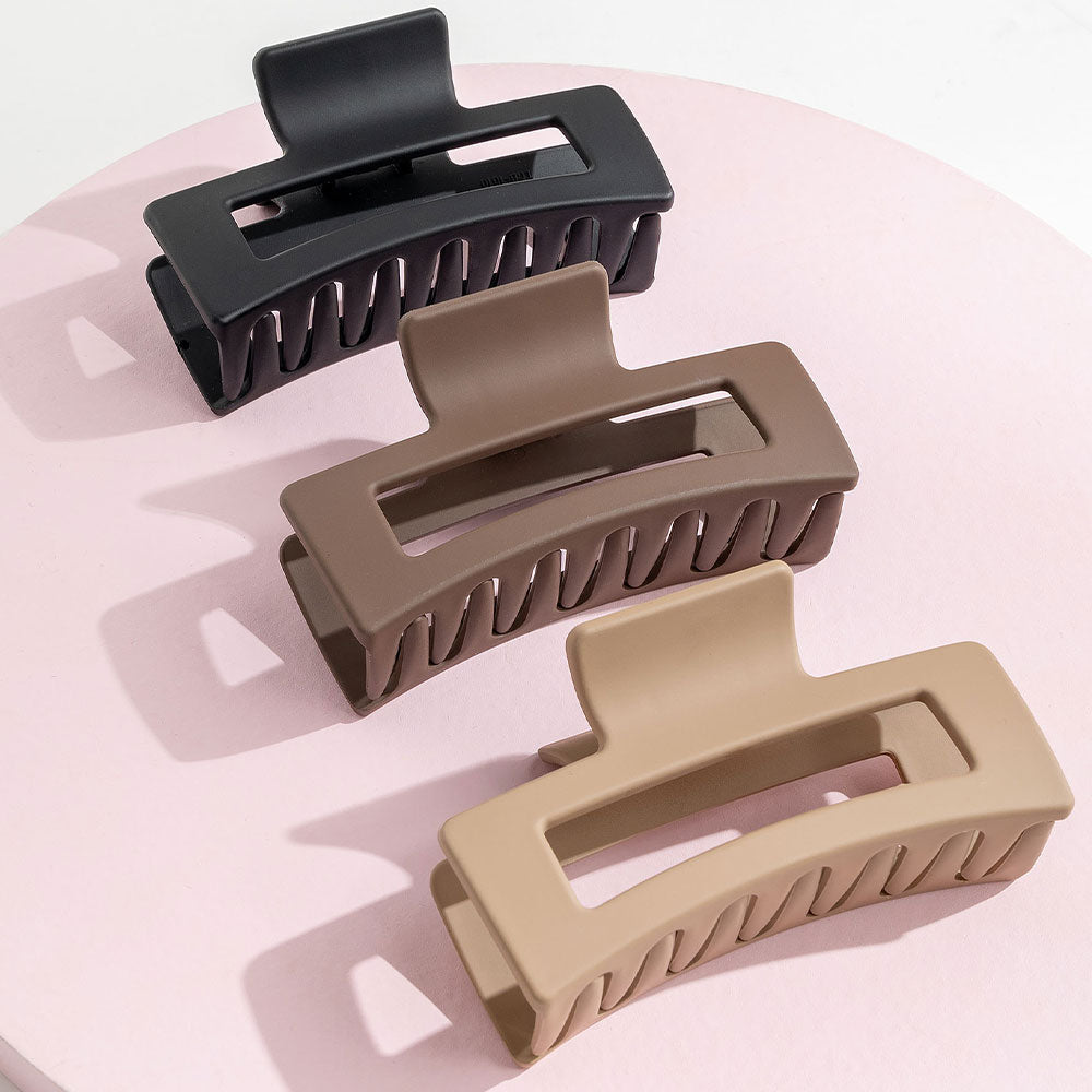 Brushworks Classic Claw Clips (3)