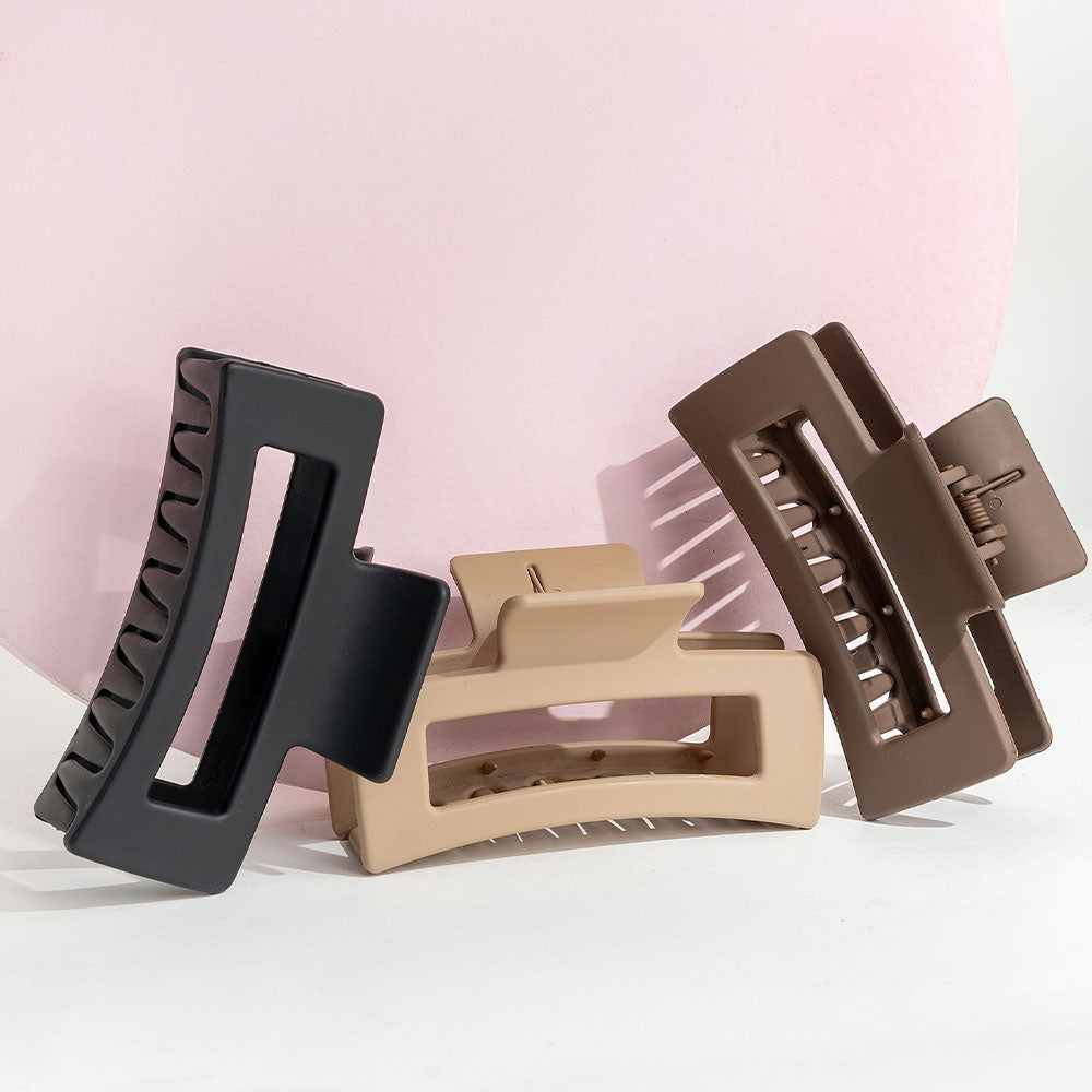 Brushworks Classic Claw Clips (3)