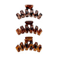 Brushworks Tortoiseshell Claw Clips (3)