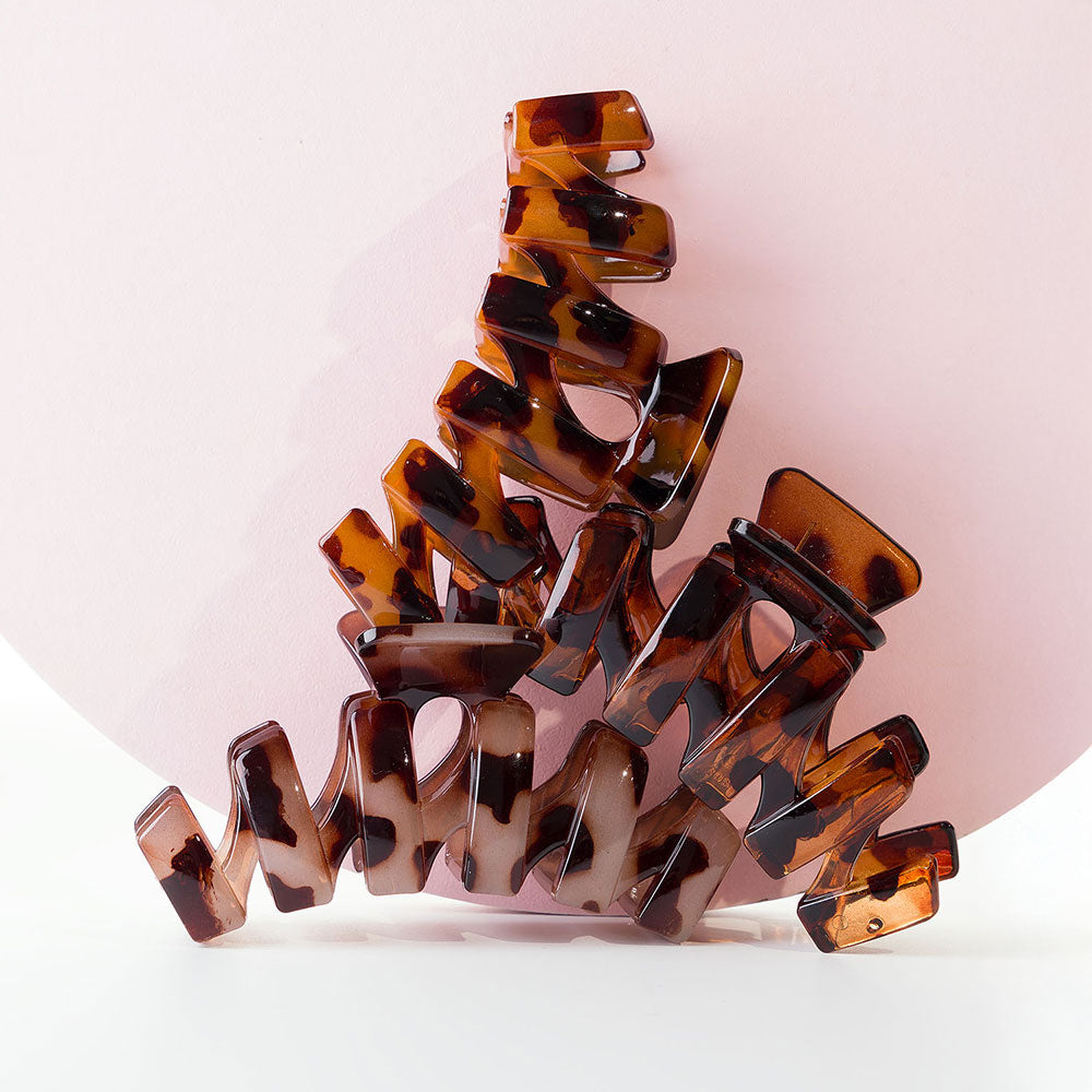 Brushworks Tortoiseshell Claw Clips (3)