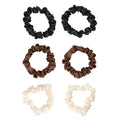 Brushworks Skinny Satin Scrunchies (6)