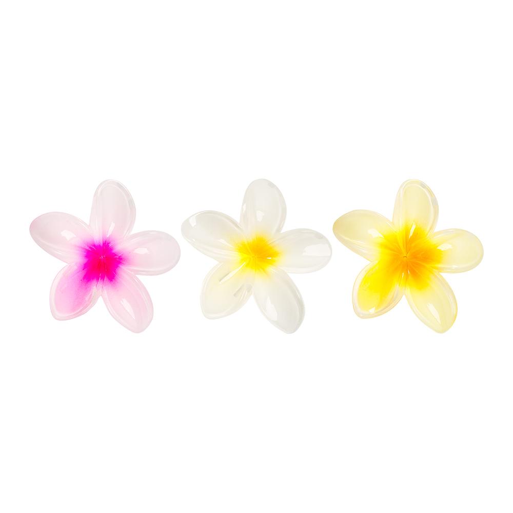 Brushworks Tropical Flower Claw Clips (3)