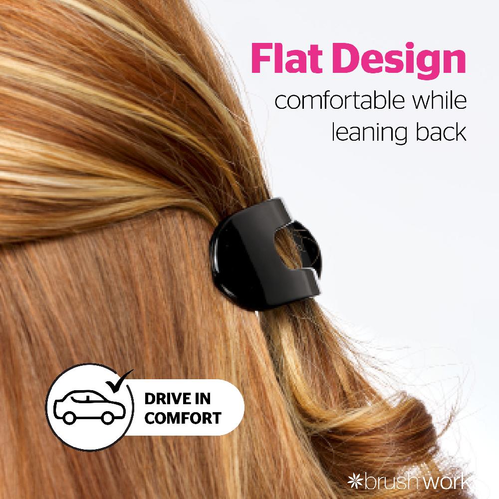 Brushworks Sleek Flat Claw Clips (3)