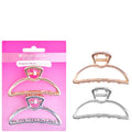 Brushworks Elegant Metal Claw Clips (2)