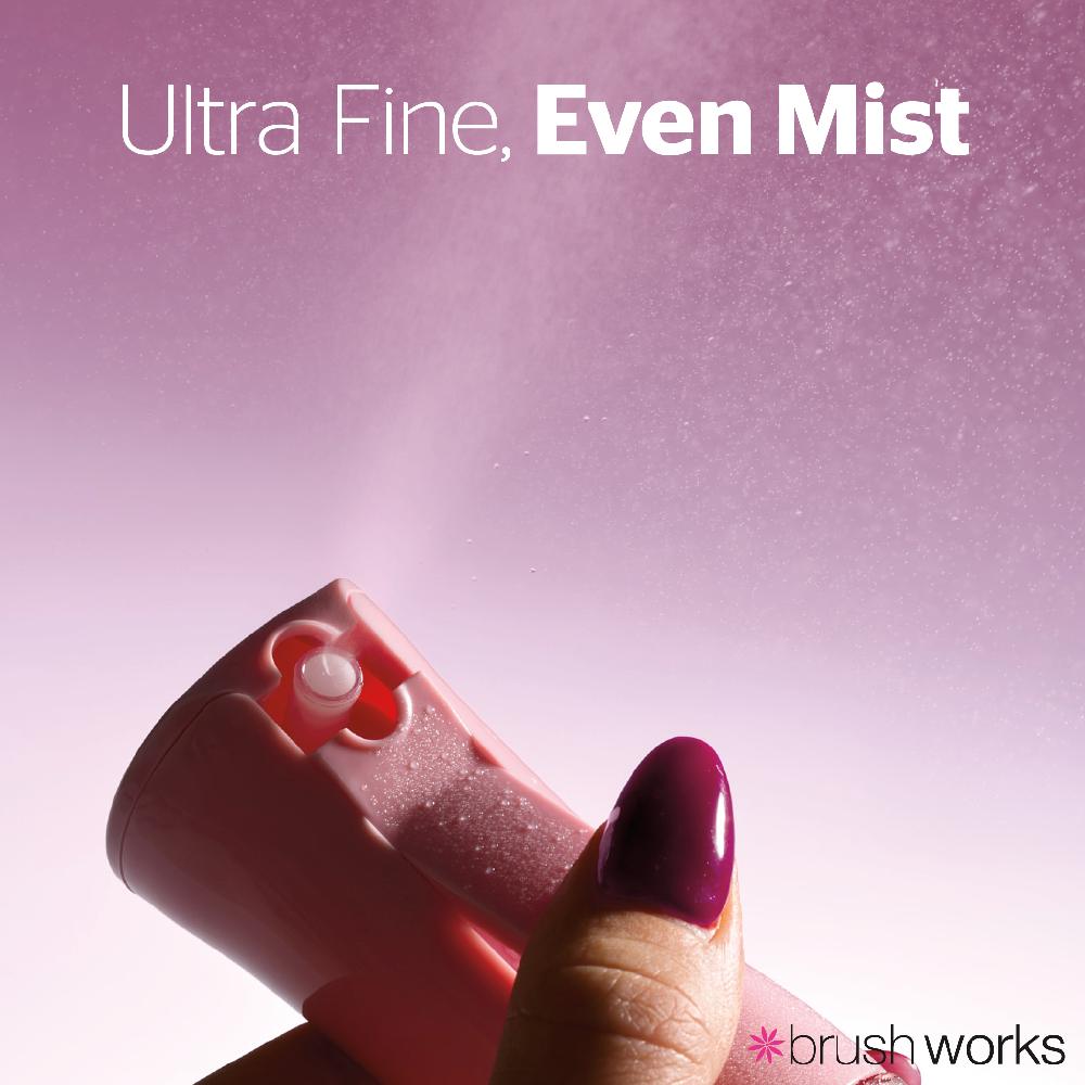 Brushworks Travel Size Fine Mist Mini Spray Bottle 80ml