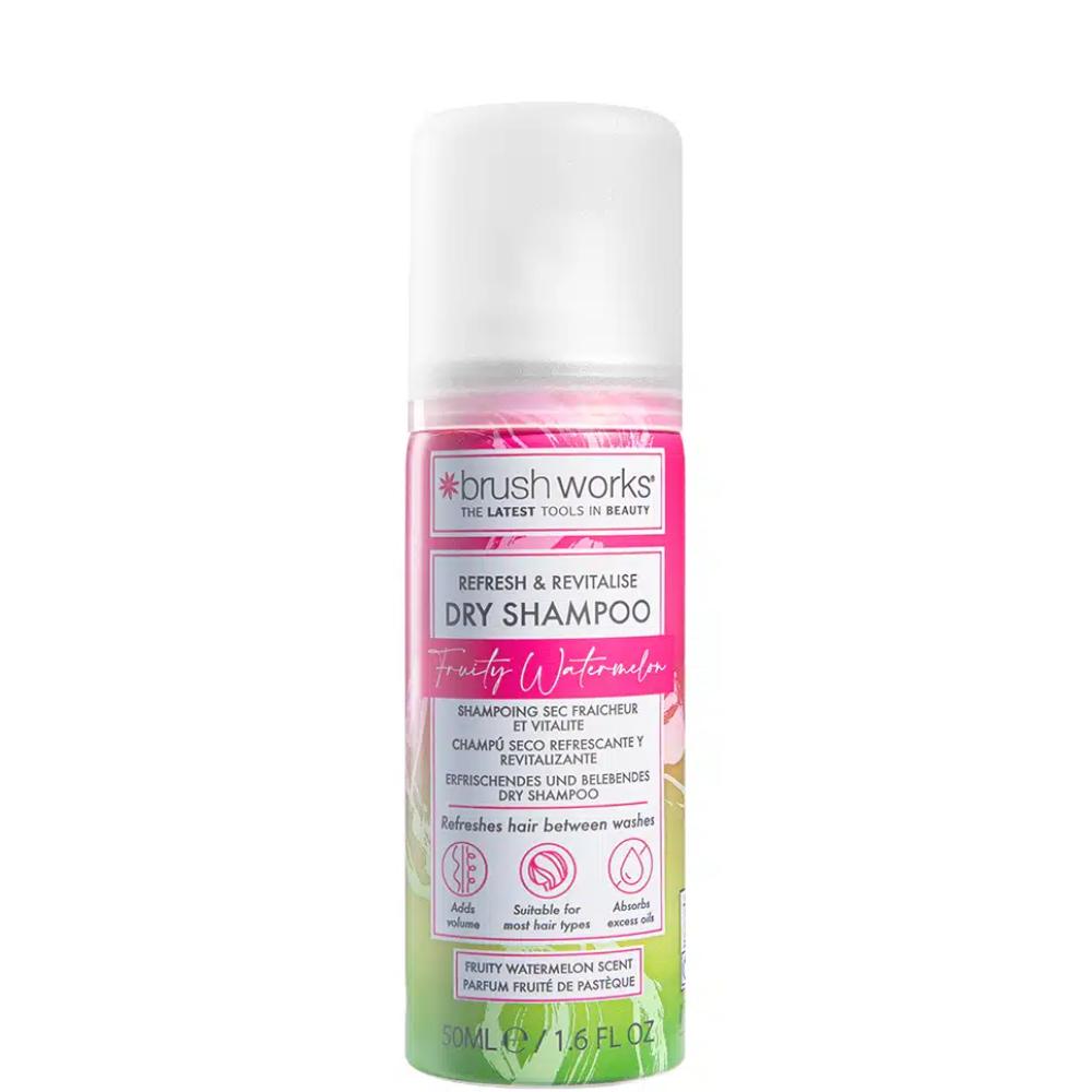 Brushworks Refresh & Revitalise Fruity Watermelon Dry Shampoo 50ml