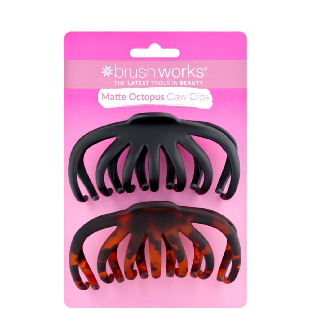 Brushworks Matte Octopus Claw Clips (2)