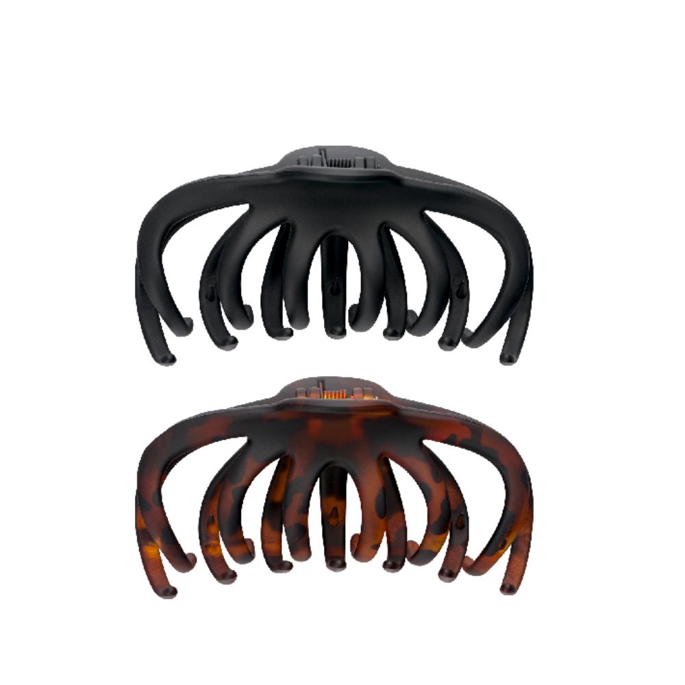 Brushworks Matte Octopus Claw Clips (2)