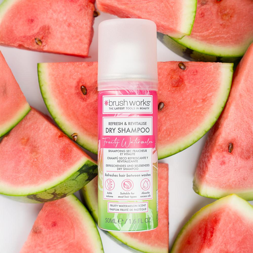 Brushworks Refresh & Revitalise Fruity Watermelon Dry Shampoo 50ml