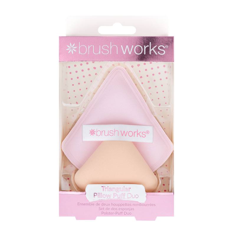 Brushworks Triangular Pillow Puff Duo