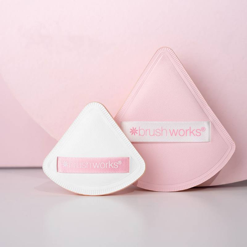 Brushworks Triangular Pillow Puff Duo