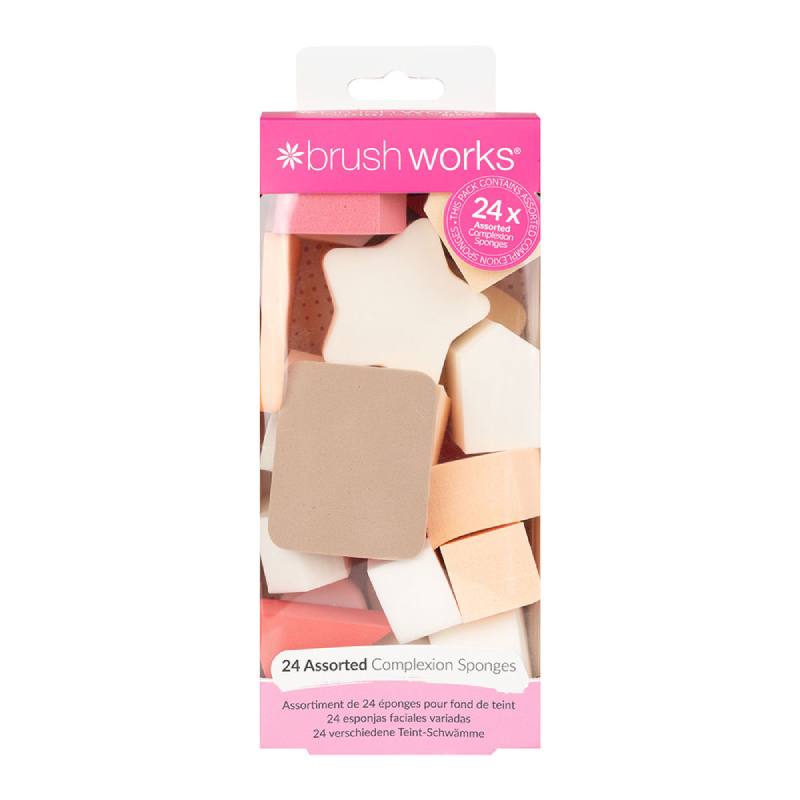 Brushworks Assorted Makeup Sponges (24)