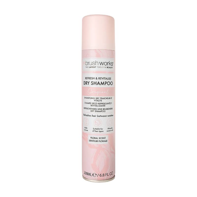 Brushworks Refresh & Revitalise Floral Dry Shampoo 200ml