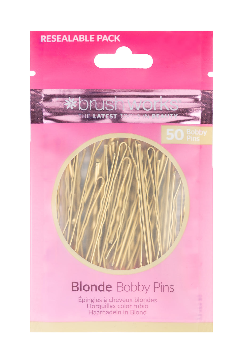 Brushworks Blonde Bobby Pins (50)