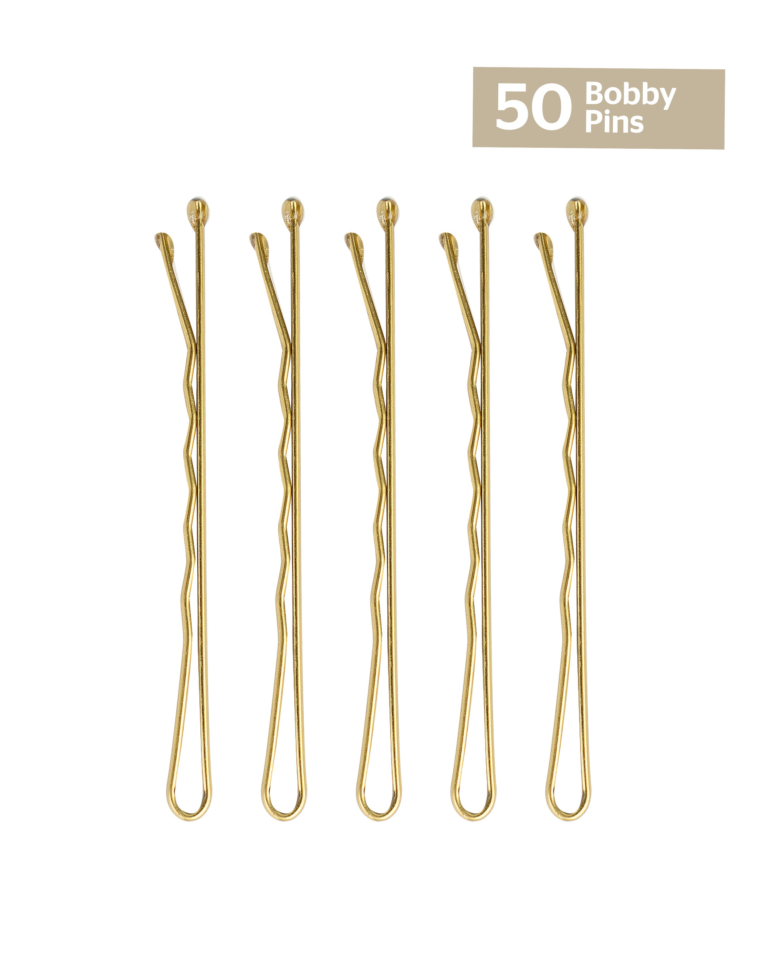 Brushworks Blonde Bobby Pins (50)