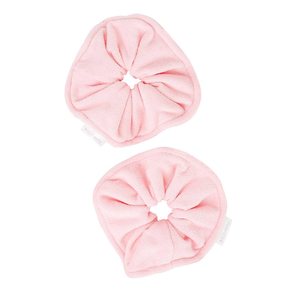 Brushworks Microfibre Hair Scrunchies (2)