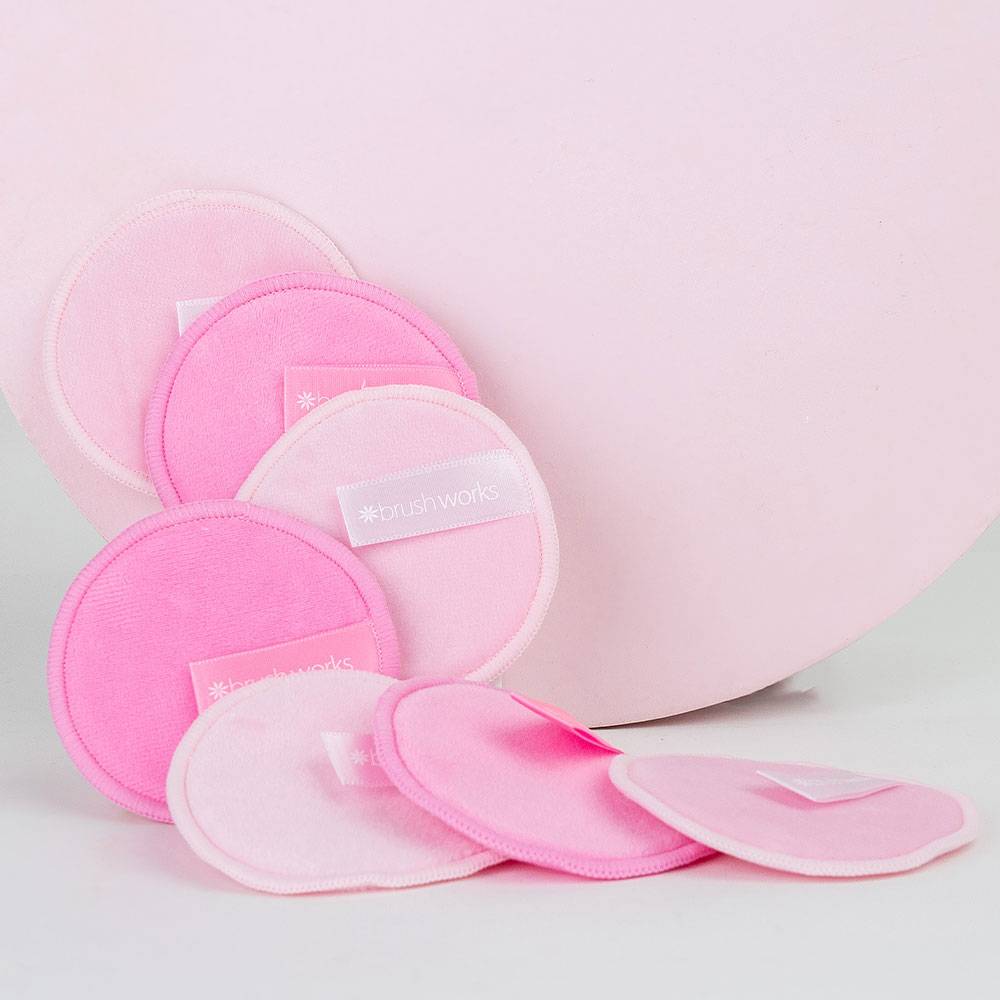 Brushworks Reusable Microfibre Cleansing Pads (7)